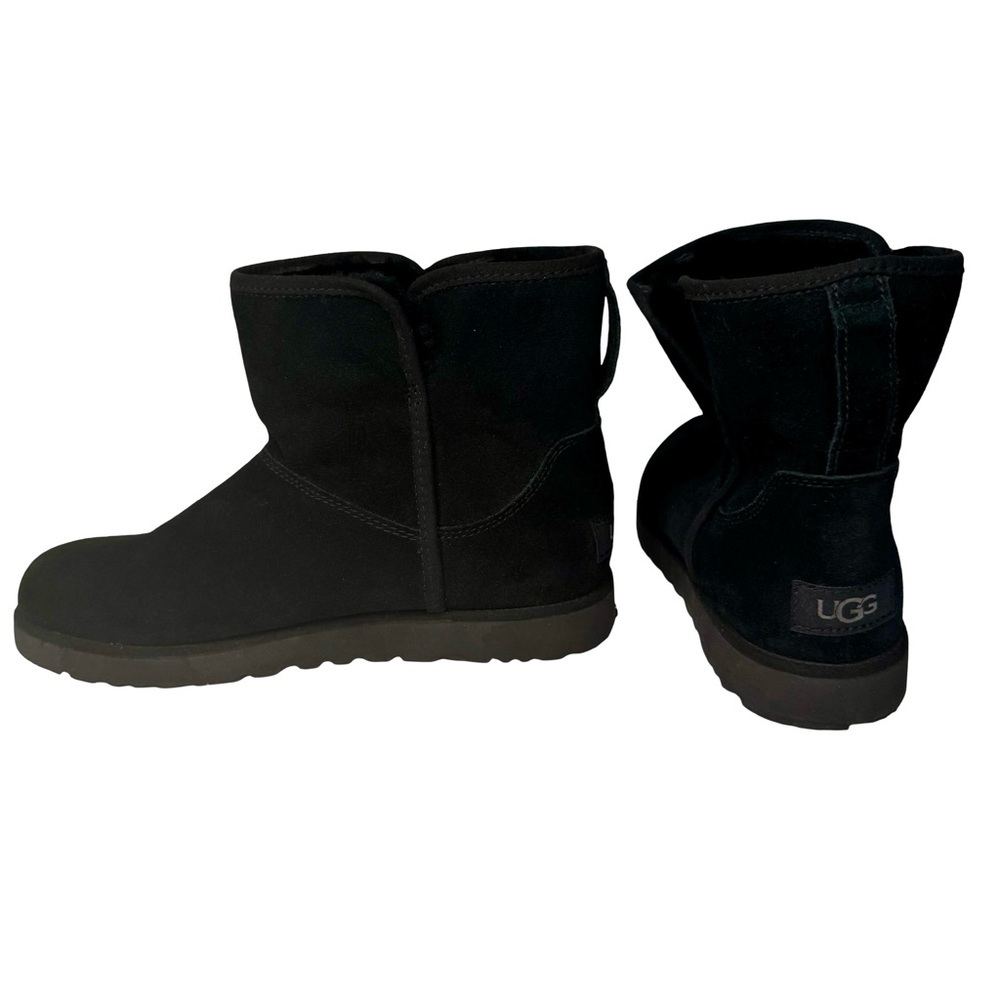 UGG Cory Black Sheepskin Winter Boots 5 1/2” Shaft Height Size 7 - Picture 1 of 16